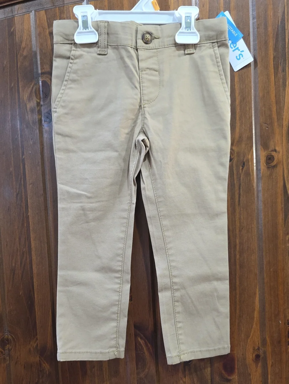 Carter's Boys Tan Stretch Chino Pants
